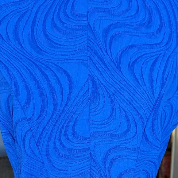 Studio One New York Blue Fit and Flare Dress Size 10 - Picture 4 of 9